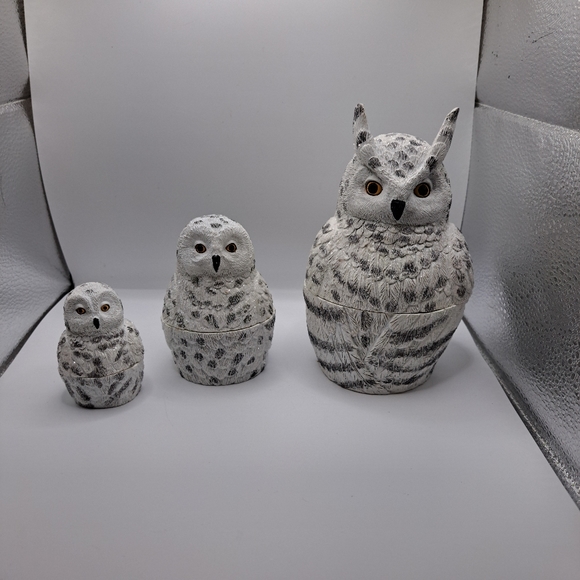 Roman Inc Nesting Snow Owl Set - Picture 10 of 16
